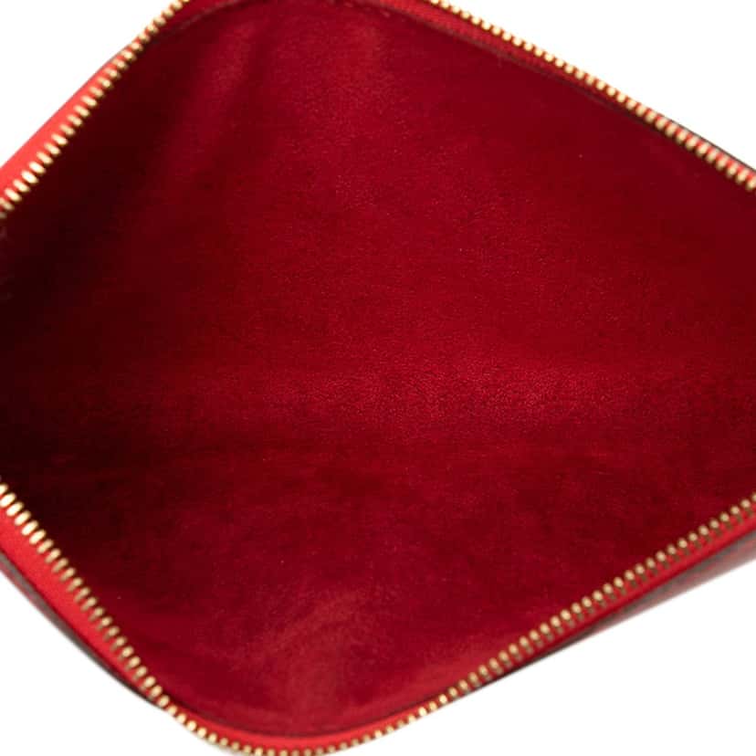 Louis Vuitton Epi Pochette Accessoires Red Leather Very good condition - Model View