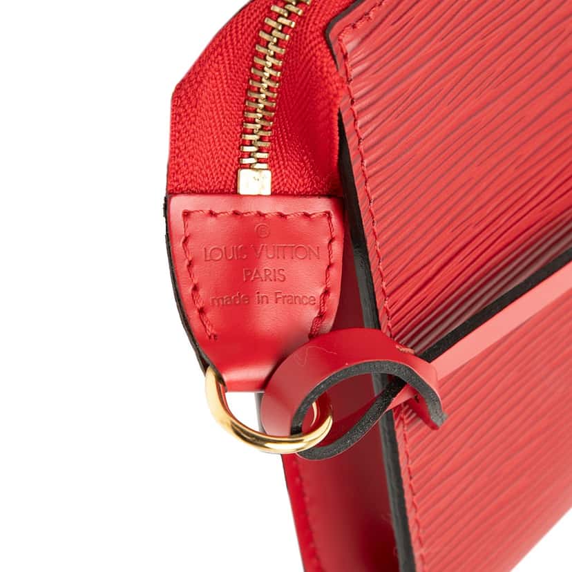 Louis Vuitton Epi Pochette Accessoires Red Leather Very good condition - Box View