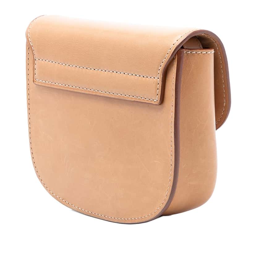 Saint Laurent Small Leather Kaia Crossbody Brown Leather Very good condition - Back View