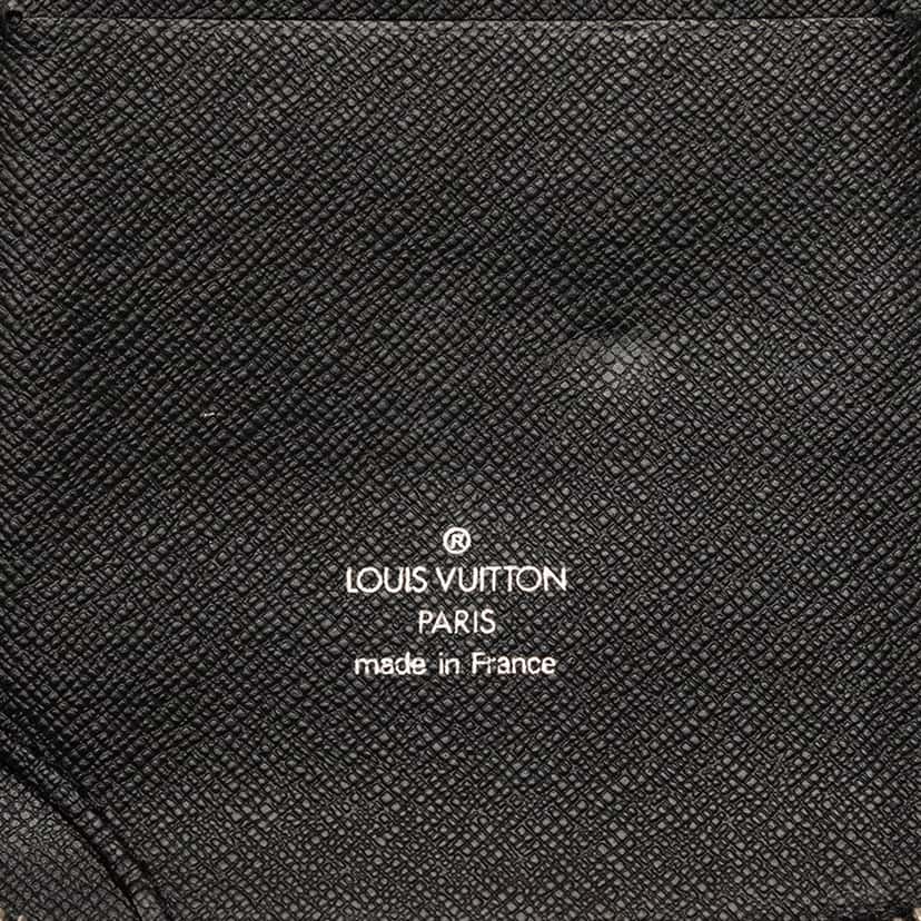 Louis Vuitton Taiga Atoll Organizer Black Leather Very good condition - Box View