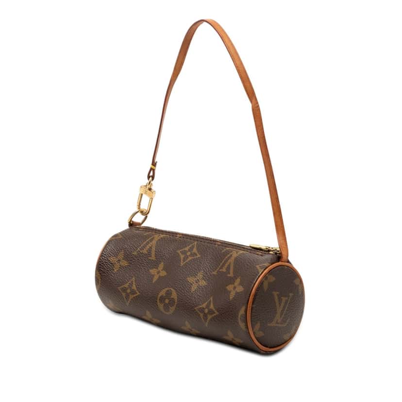 Louis Vuitton Monogram Papillon Pochette Brown Very good condition - Back View