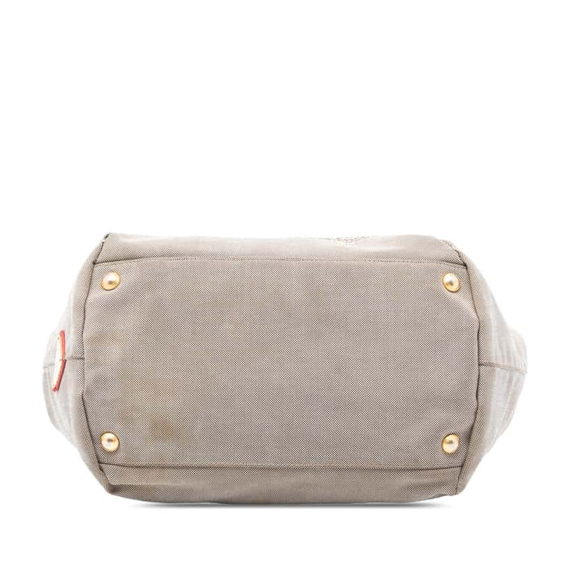 Prada Canvas Canapa Logo Tote Beige Very good condition - Inside View
