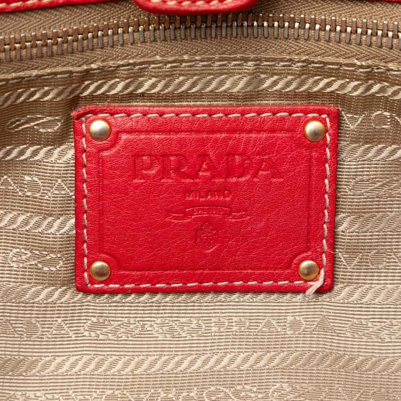 Prada Canvas Canapa Logo Tote Beige Very good condition - Box View