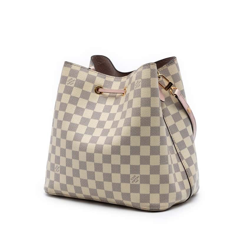 Louis Vuitton Damier Azur Neonoe MM White Good condition - Back View