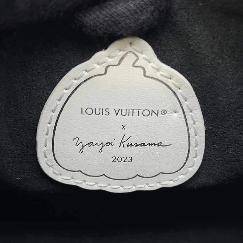 Louis Vuitton Yayoi Kusama Monogram Giant Empreinte Nano Speedy Bandouliere Black Leather Very good condition - Box View