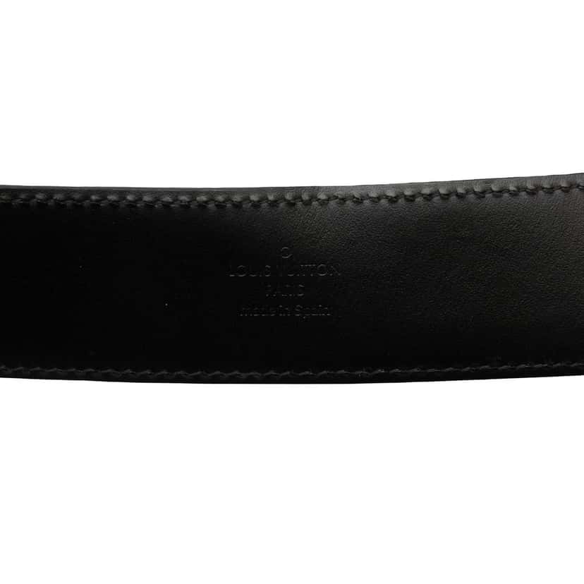 Louis Vuitton Damier Graphite Initiales Belt Black Very good condition - Box View