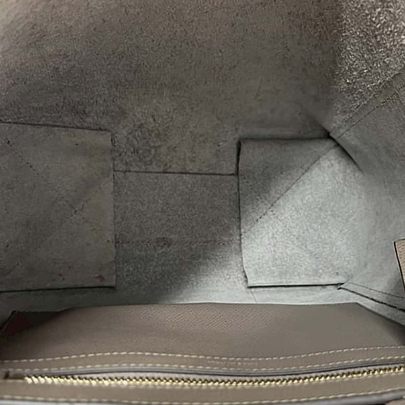 Celine Small Grained Calfskin Vertical Cabas Satchel Brown Leather Very good condition - Model View