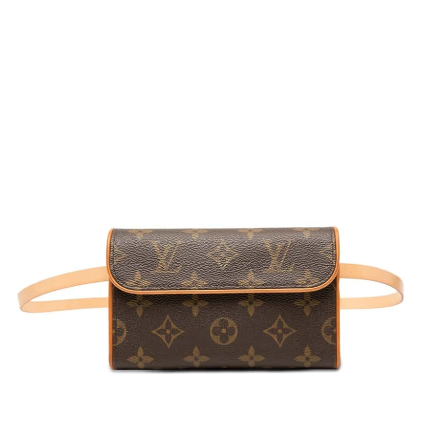 Louis Vuitton Monogram Pochette Florentine Brown Very good condition - Front View