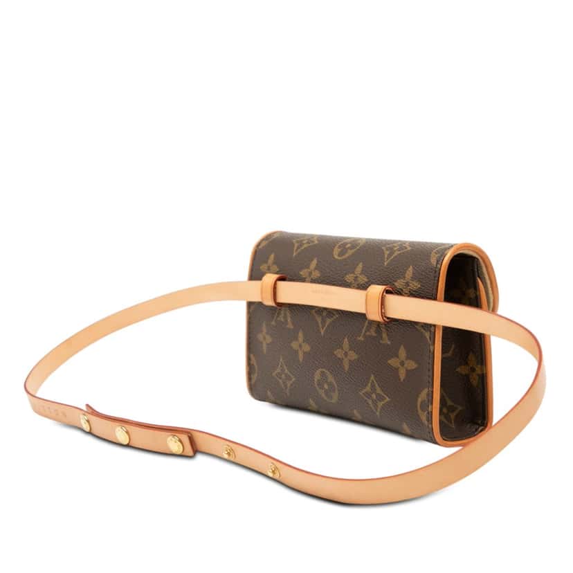 Louis Vuitton Monogram Pochette Florentine Brown Very good condition - Back View