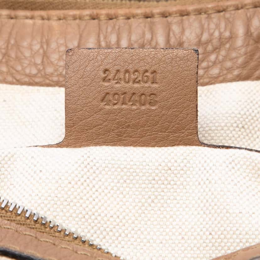Gucci GG Canvas Techno Horsebit Hobo Beige Very good condition - Box View