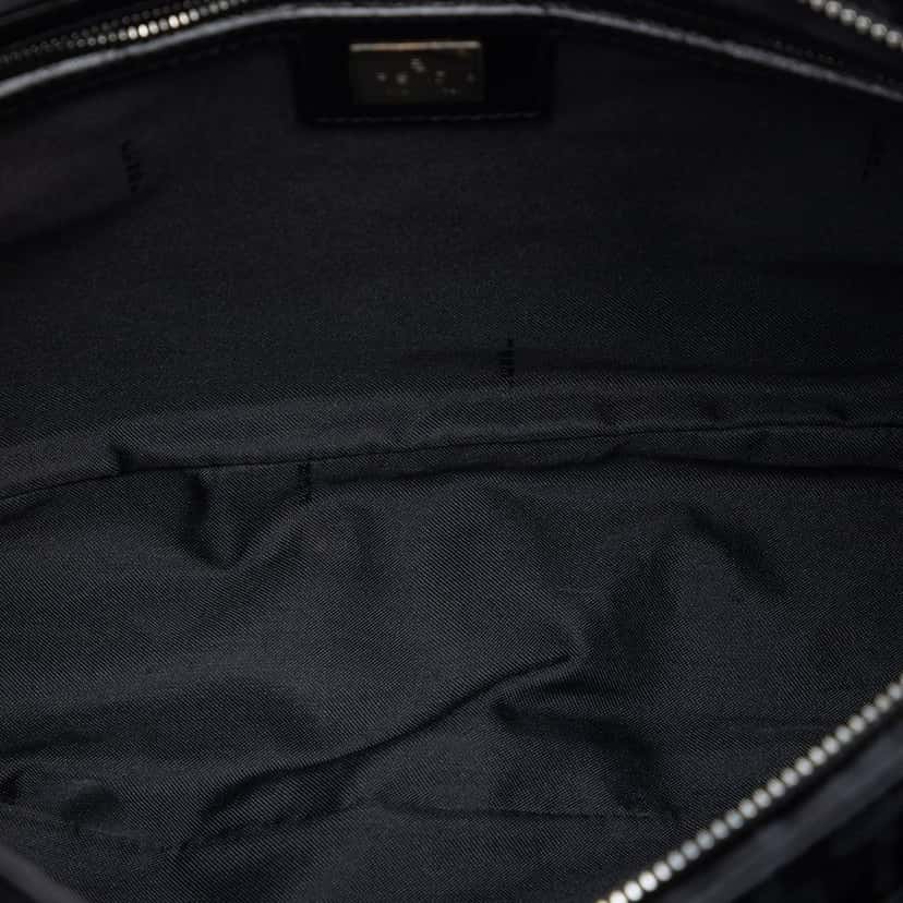 Fendi Zucca Nylon Handbag Black Very good condition - Model View