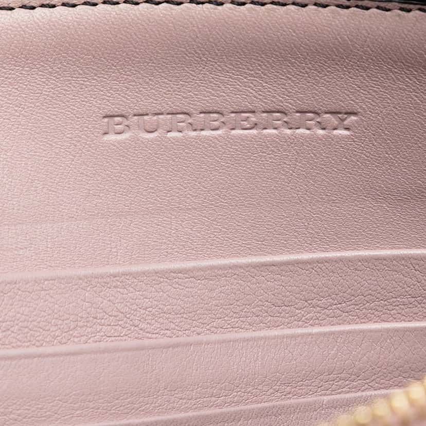Burberry House Check Canvas Derby Peyton Crossbody Brown Very good condition - Box View