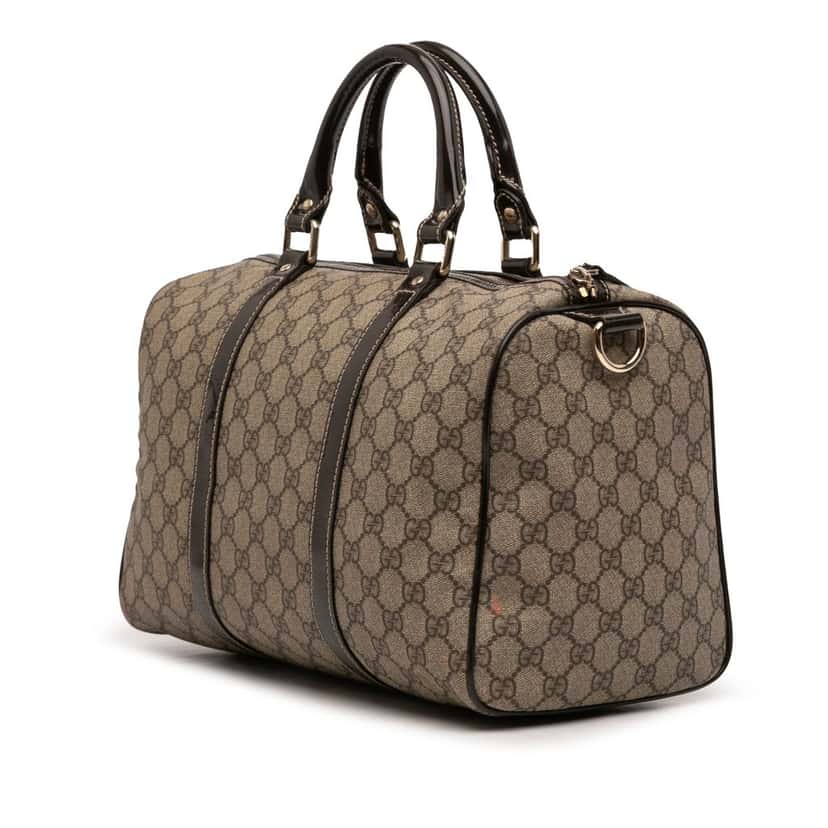 Gucci Medium GG Supreme Joy Boston Bag Beige Good condition - Back View