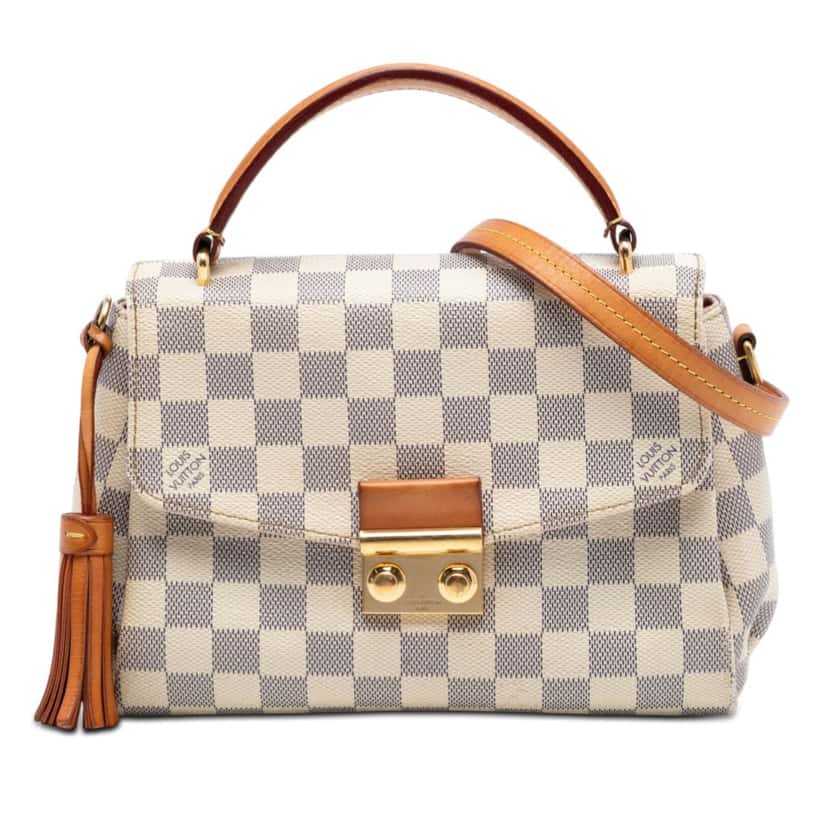 Louis Vuitton Damier Azur Croisette White Very good condition - Front View