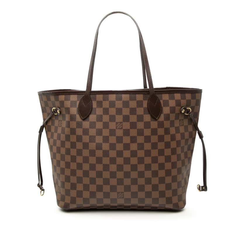 Louis Vuitton Damier Ebene Neverfull MM Brown Good condition - Front View