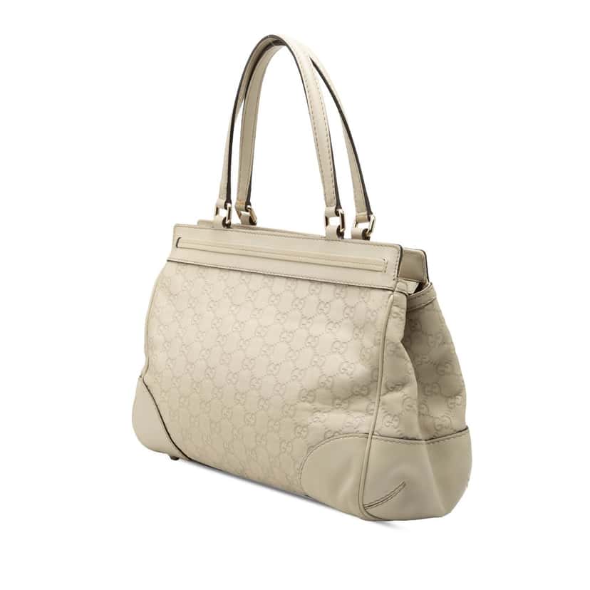 Gucci Guccissima Mayfair Tote Brown Leather Good condition - Back View