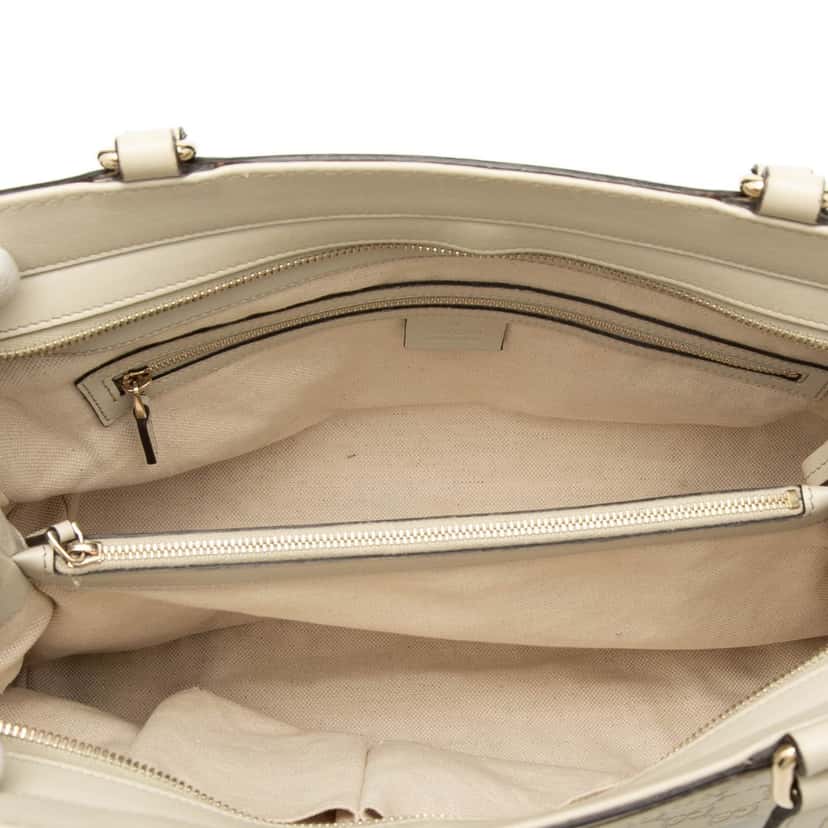 Gucci Guccissima Mayfair Tote Brown Leather Good condition - Model View