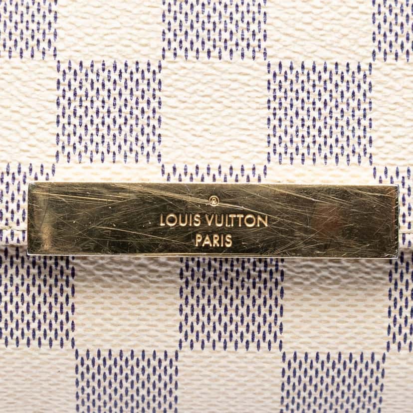 Louis Vuitton Damier Azur Favorite MM White Very good condition - Box View