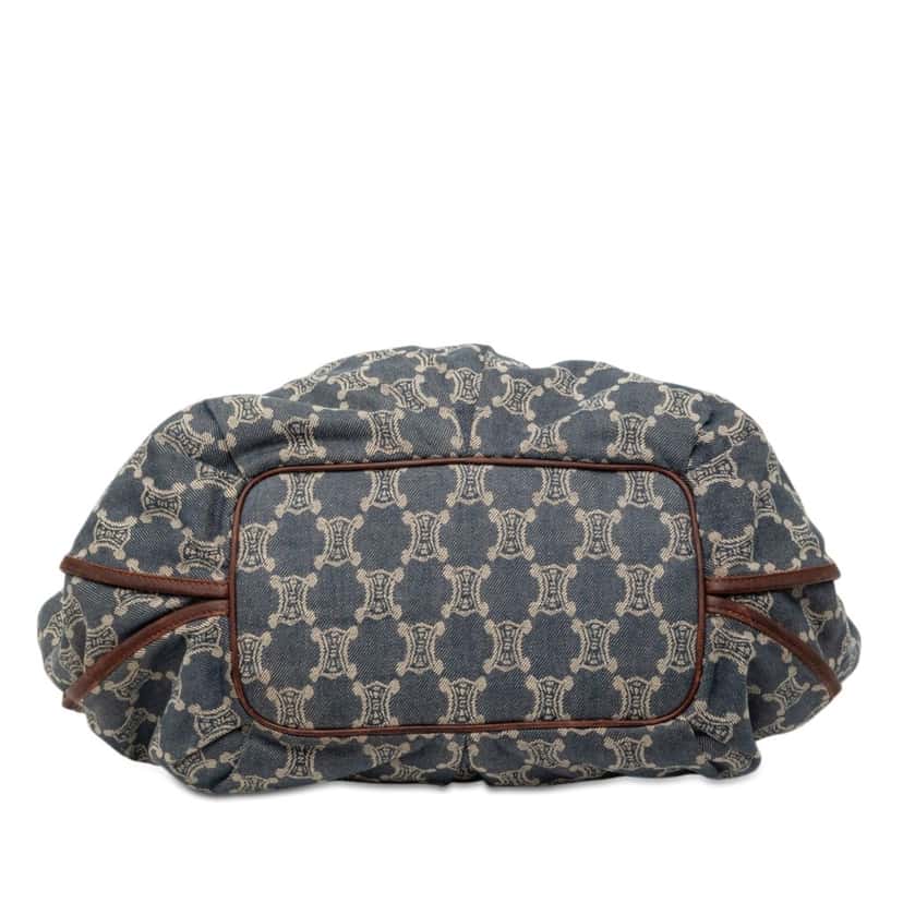 Celine Macadam Denim Bittersweet Hobo Blue Very good condition - Inside View