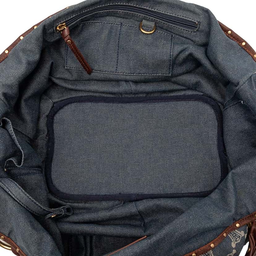 Celine Macadam Denim Bittersweet Hobo Blue Very good condition - Model View