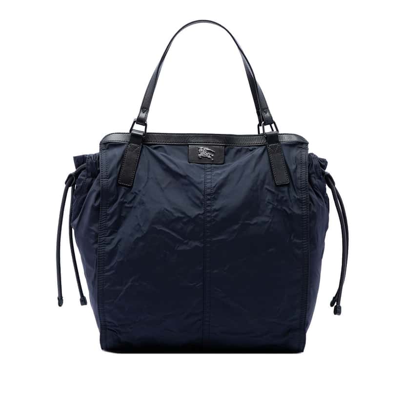 Burberry Nylon Packable Buckleigh Tote Blue Very good condition - Front View