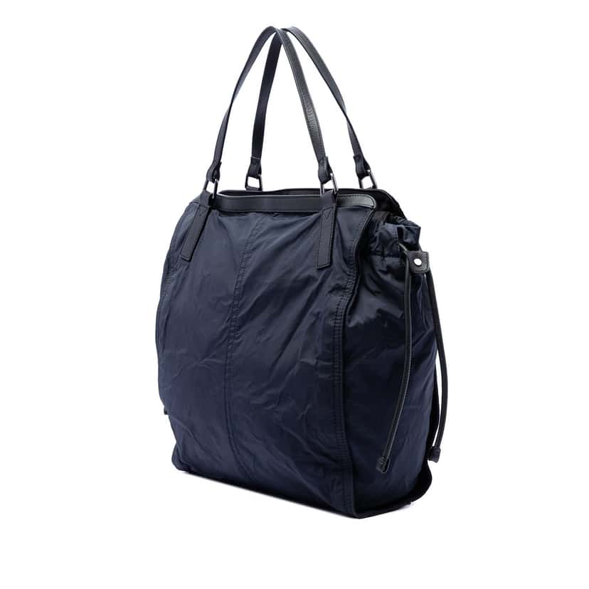 Burberry Nylon Packable Buckleigh Tote Blue Very good condition - Back View