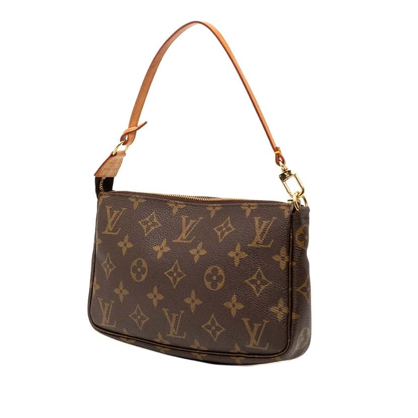 Louis Vuitton Monogram Pochette Accessoires Brown Very good condition - Back View