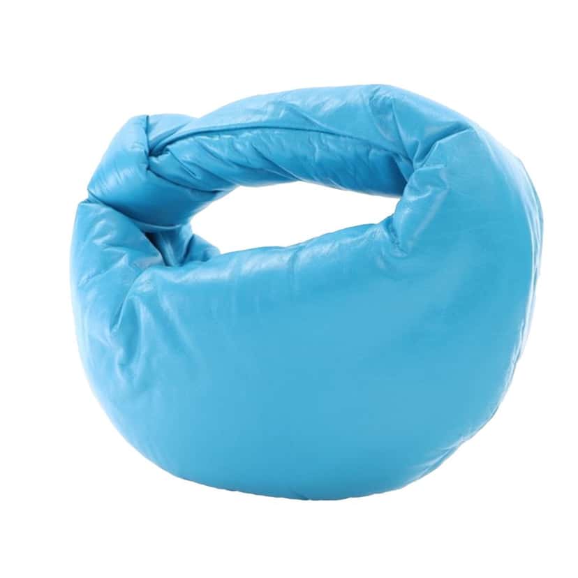 Bottega Veneta Mini Nappa Puffy Jodie Blue Leather Very good condition - Inside View