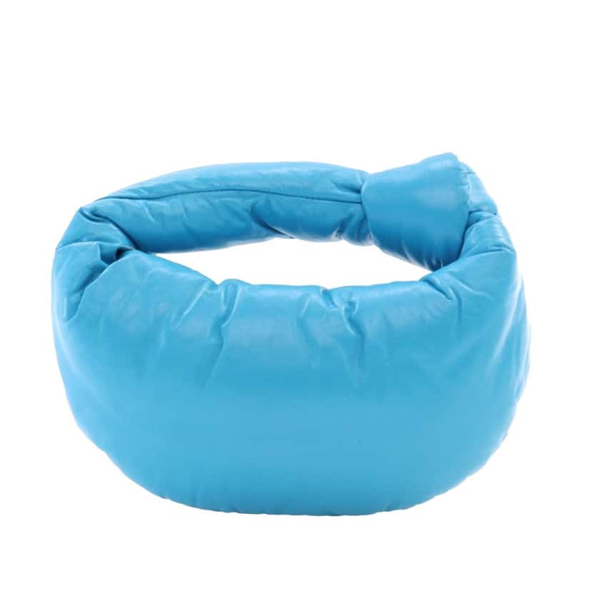 Bottega Veneta Mini Nappa Puffy Jodie Blue Leather Very good condition - Model View