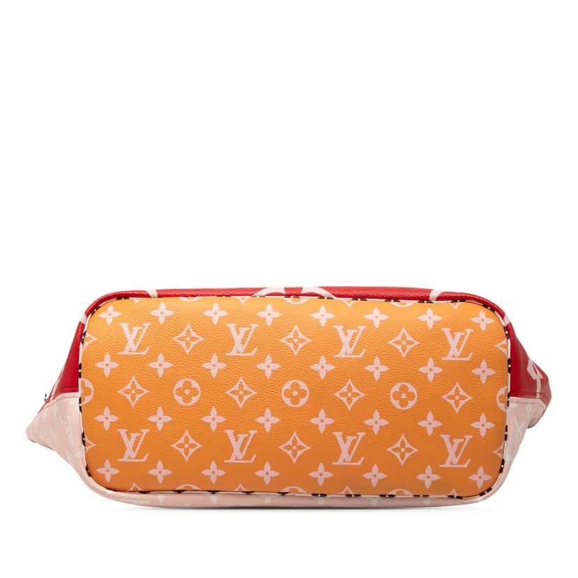 Louis Vuitton Monogram Giant Neverfull MM Red Very good condition - Inside View