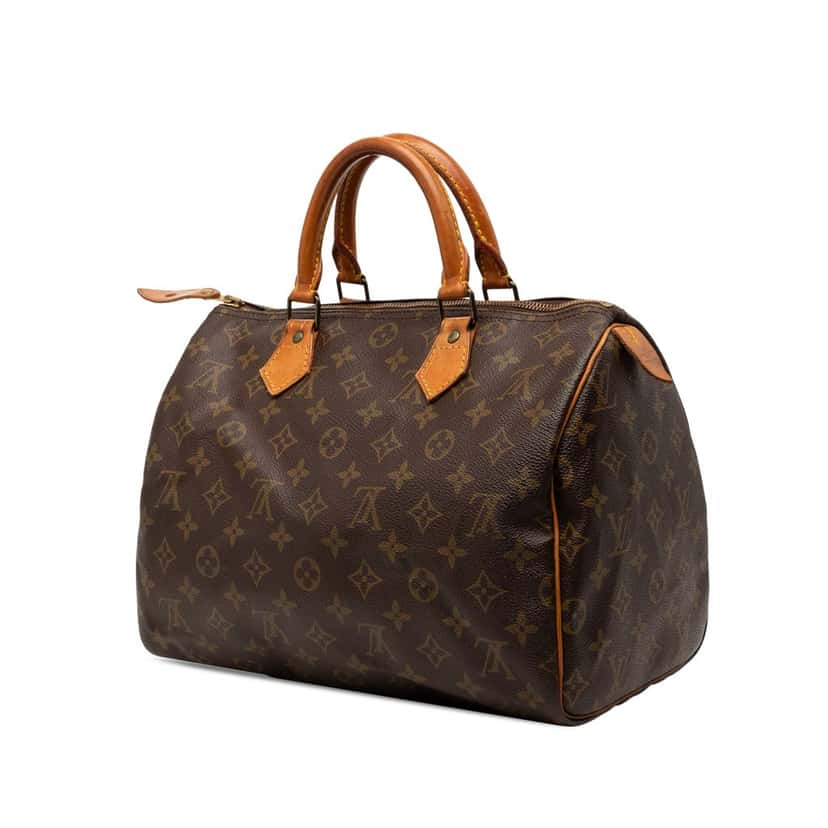 Louis Vuitton Monogram Speedy 30 Brown Very good condition - Back View