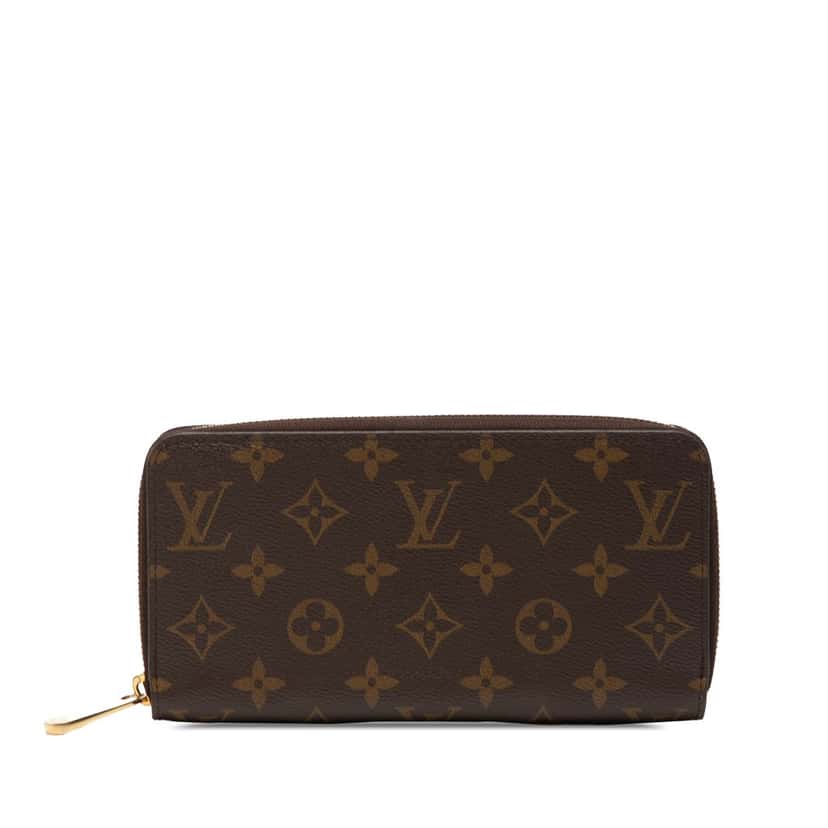 Louis Vuitton Monogram Zippy Long Wallet Brown Very good condition - Front View