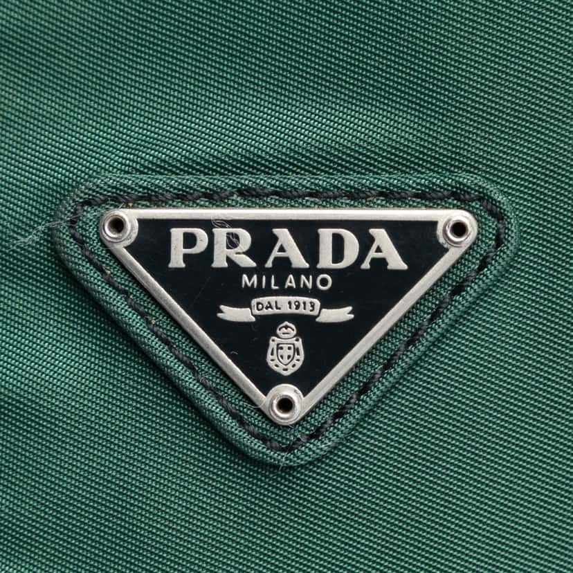 Prada Tessuto Shoulder Bag Green Very good condition - Box View