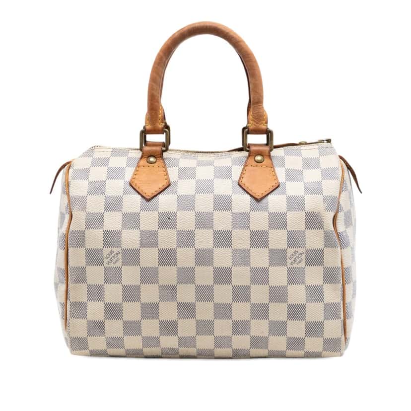 Louis Vuitton Damier Azur Speedy 25 White Very good condition - Front View