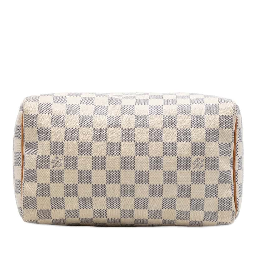 Louis Vuitton Damier Azur Speedy 25 White Very good condition - Inside View