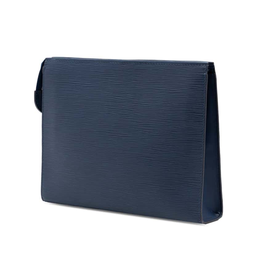 Louis Vuitton Epi Toiletry Pouch 26 Blue Leather Very good condition - Back View