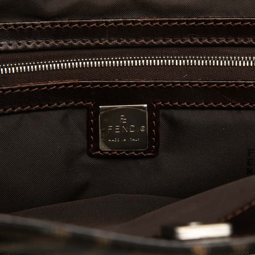 Fendi Zucca Canvas Tote Brown Very good condition - Box View