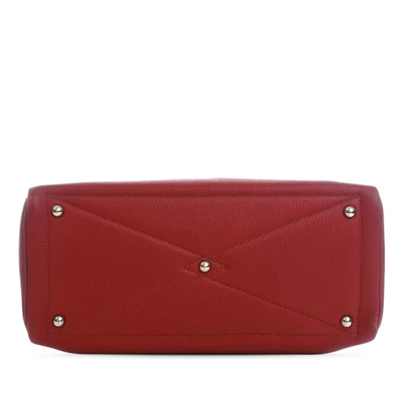 Hermès Clemence Victoria II 35 Red Leather Very good condition - Inside View