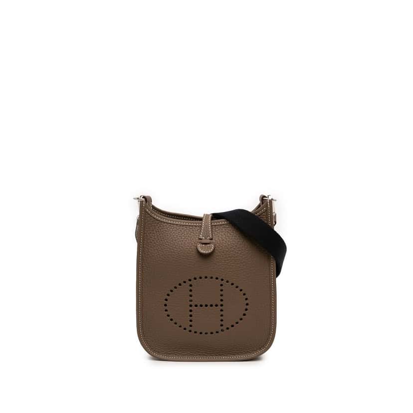 Hermès Clemence Evelyne 16 Amazone Brown Leather Never worn - Front View