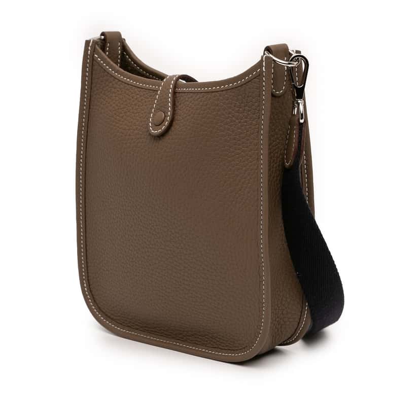 Hermès Clemence Evelyne 16 Amazone Brown Leather Never worn - Back View