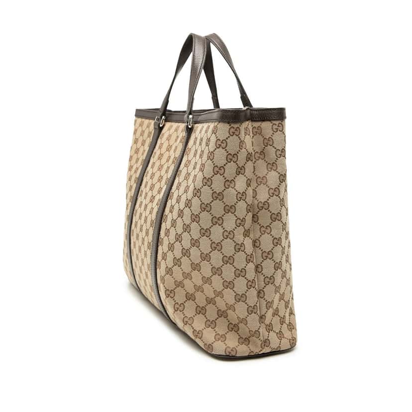 Gucci GG Canvas Joy Tote Beige Very good condition - Back View