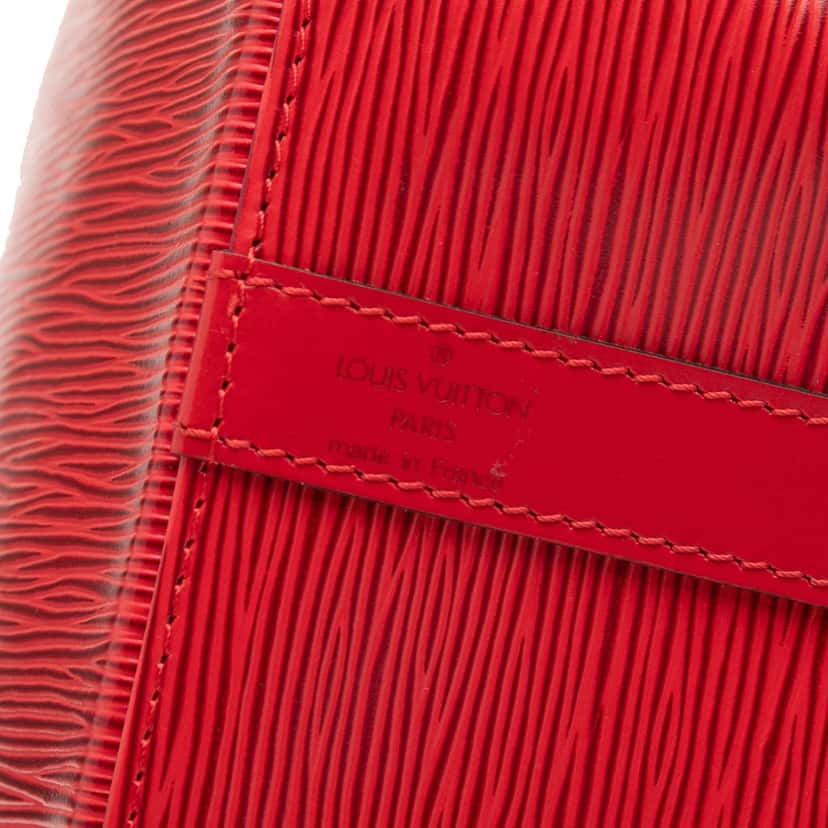 Louis Vuitton Epi Petit Noe Red Leather Very good condition - Box View