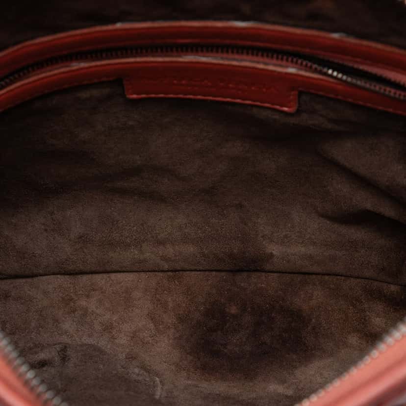 Bottega Veneta Nappa Intrecciato Nodini Crossbody Red Leather Very good condition - Model View