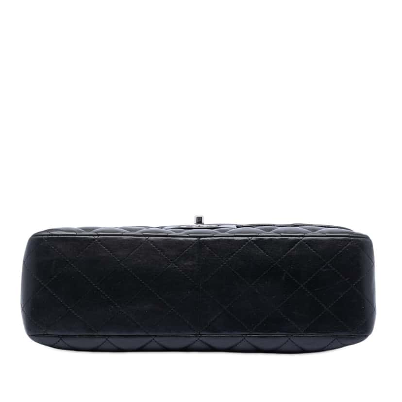 Chanel Jumbo Classic Lambskin Single Flap Black Leather Very good condition - Inside View