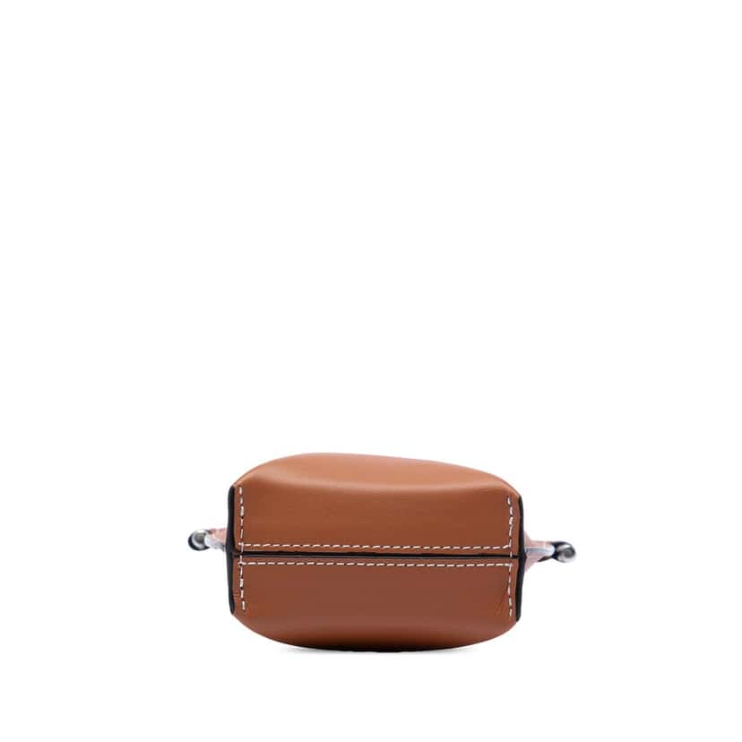 Loewe Smooth Calfskin Anagram Phone Pouch Brown Leather Very good condition - Inside View