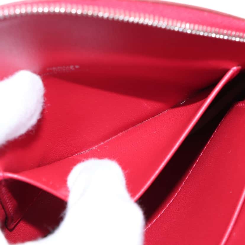 Hermès Tadelakt Tutti Frutti Pommes Clutch Red Leather Very good condition - Inside View