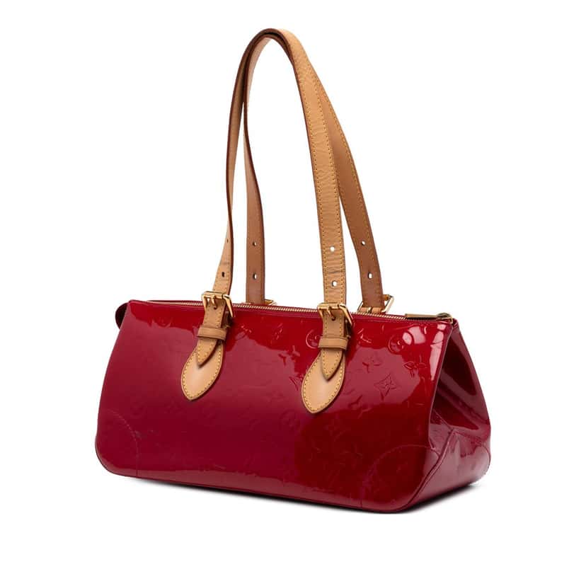 Louis Vuitton Monogram Vernis Rosewood Avenue Red Leather Very good condition - Back View