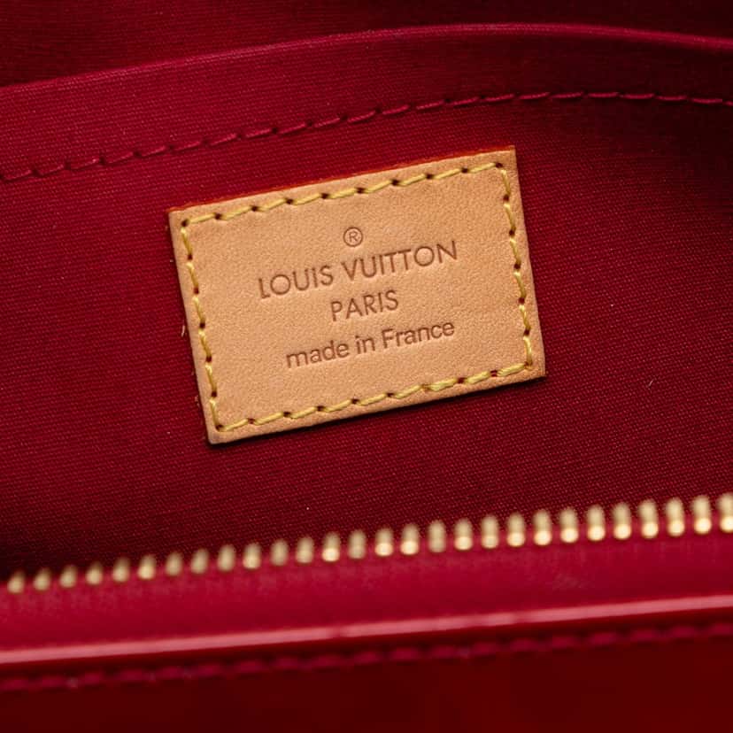 Louis Vuitton Monogram Vernis Rosewood Avenue Red Leather Very good condition - Box View