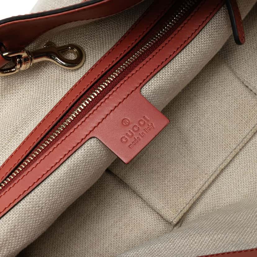 Gucci Medium Canvas Craft Tote Beige Very good condition - Box View