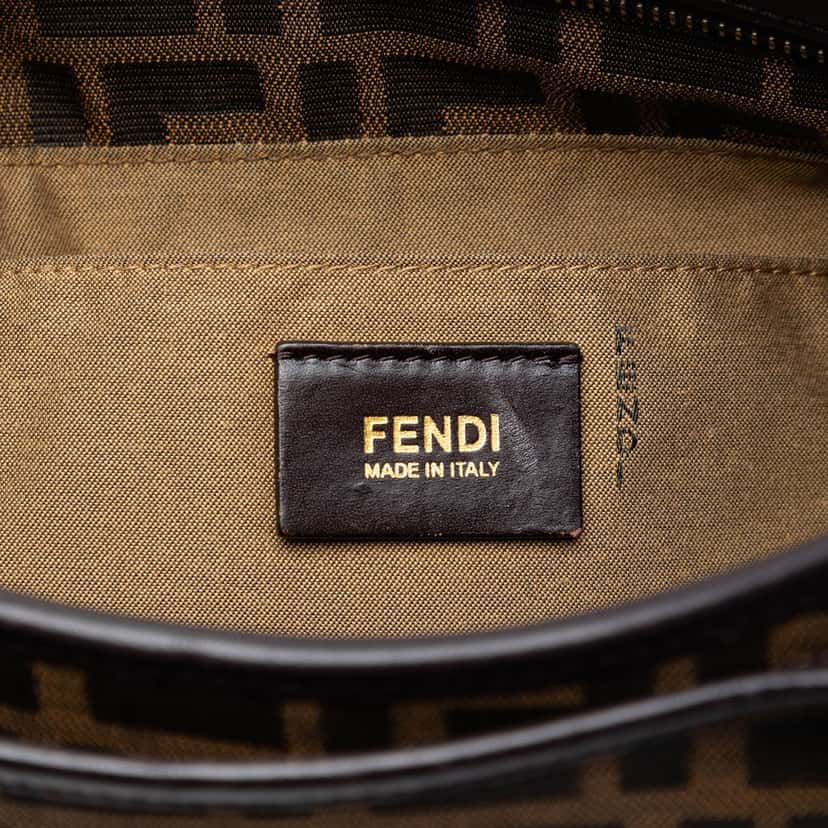 Fendi Zucca Canvas Chef Tote Brown Very good condition - Box View